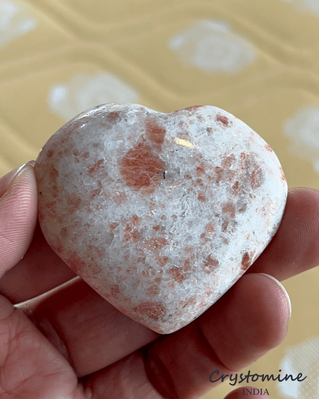 Sunstone \ Heart \ 2 - 2.5 inch \ 73 gm \ SUNH2