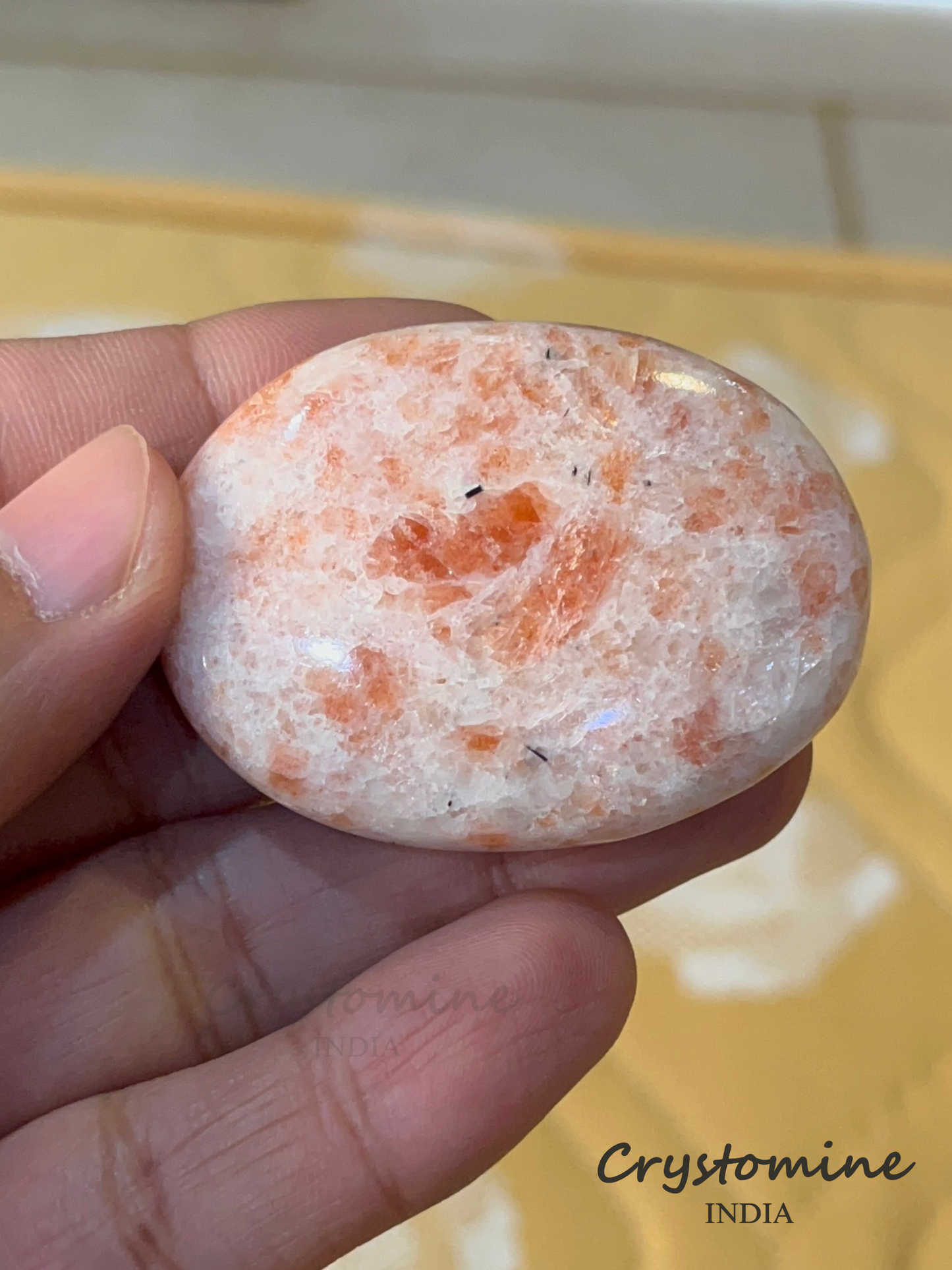 Sunstone \ Palm Stone \ 2 inch \ 57 gm \ SUNPS2