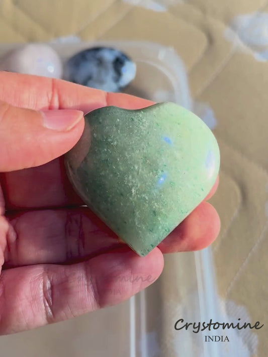 Green Aventurine \ Heart \ 2 inch \ 54 gm \ GAH1