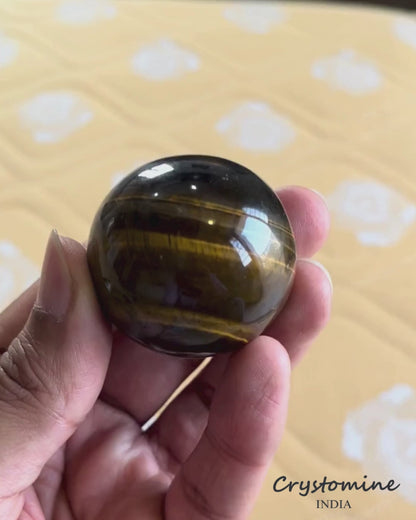 Tiger Eye \ Sphere \ 1.5 inch \ 112 gm \ TES2